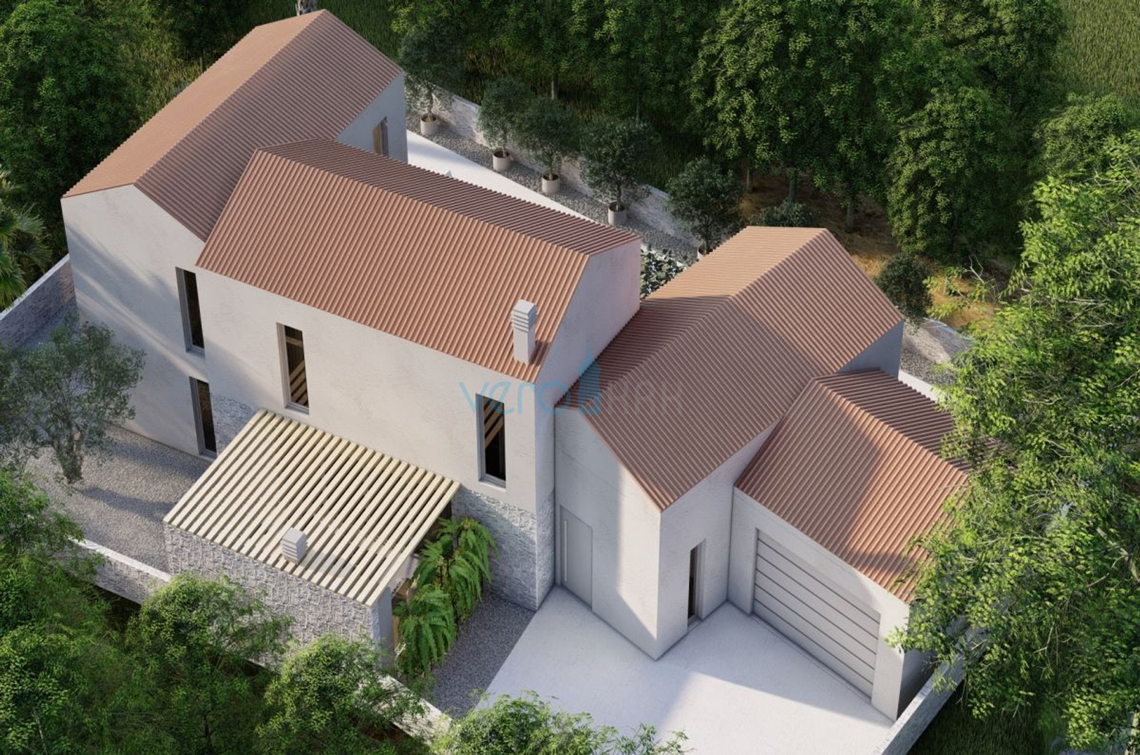 Vrbnik, surroundings, Building land 757 with submitted documentation, for sale